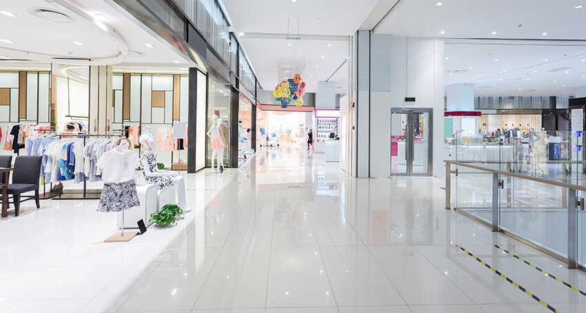 A shopping mall