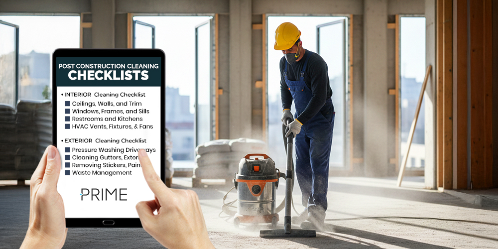 Post Constructin Cleaning Checklist