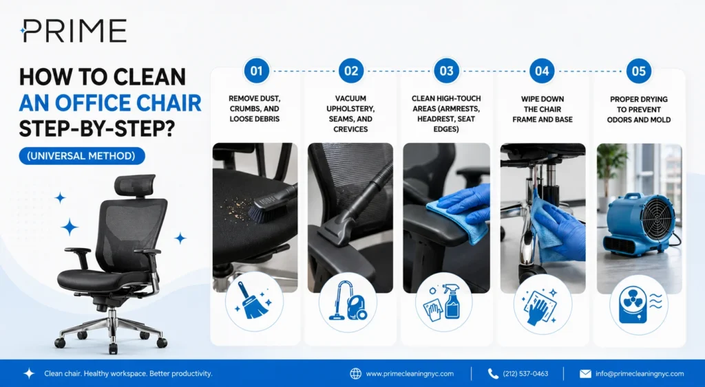How to Clean an Office Chair Step-by-Step