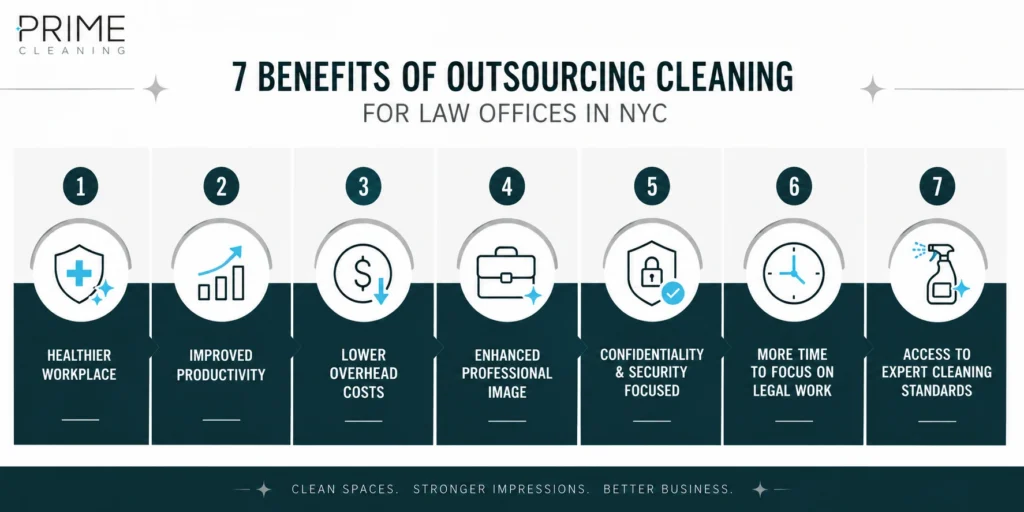 The Benefits of Outsourcing Cleaning for Law Offices in NYC